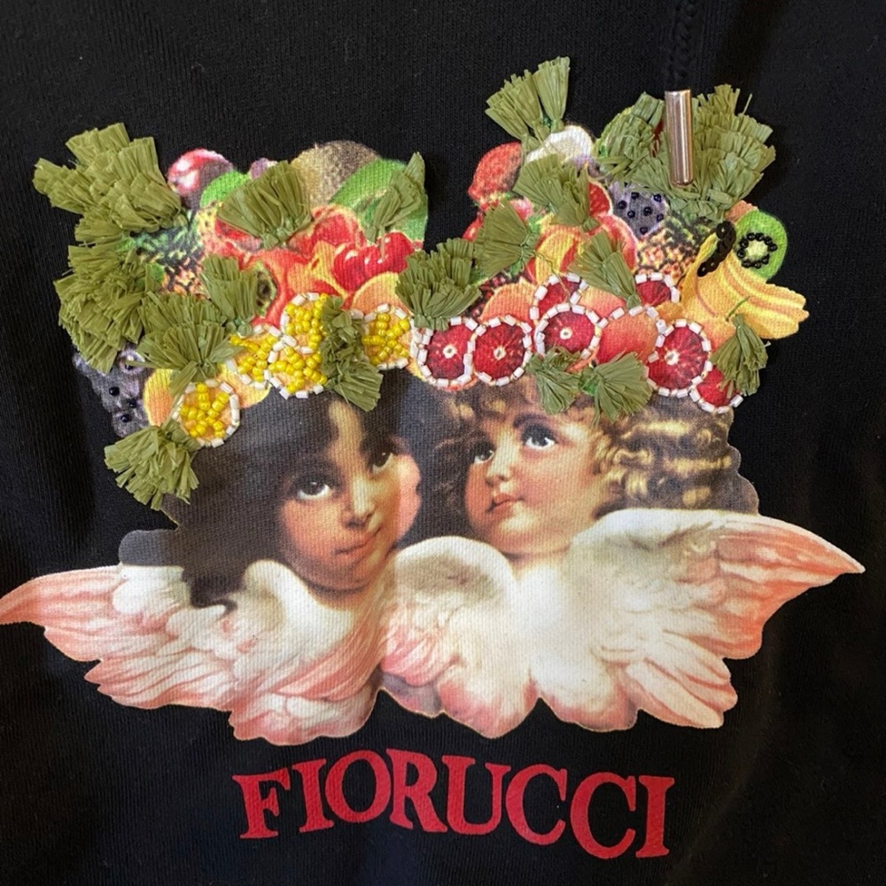 LIKE NEW FIORUCCI CROPPED HOODIE - Picture 4 of 6